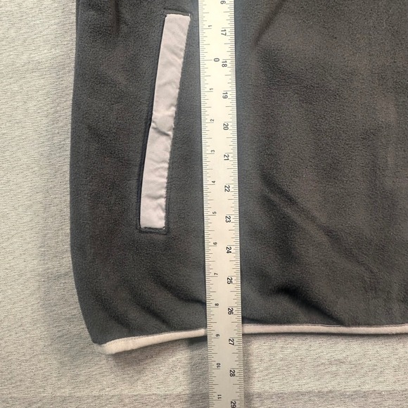 Columbia Fleece Pullover Sweatshirt Men XL Green Black T Snap Sweater Colorblock - Picture 5 of 8